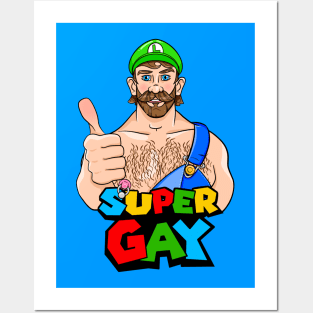 Super Gay Thumbs Up Posters and Art